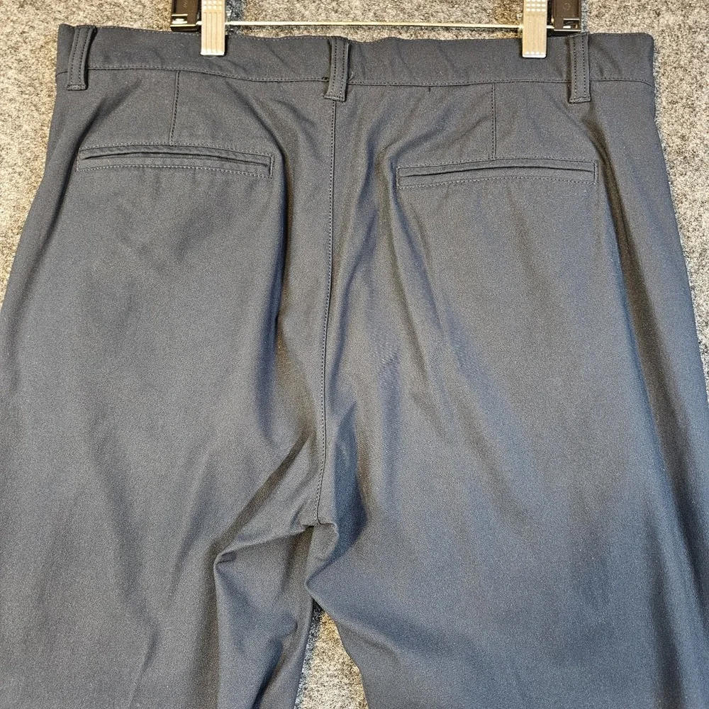 Banana Republic Aiden Fit Pants Mens 33x32 Navy‎ Blue Performance Golf Travel